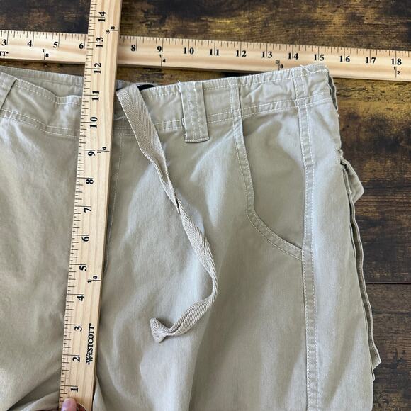 Luxe to kill cargo pants women's size US 8 tan khaki streetwear baggy 90's style - Picture 6 of 10